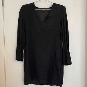 Wool Padded Shoulder Dress